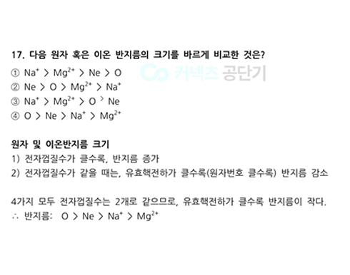 화학 진도별 모의고사 P2 17번
